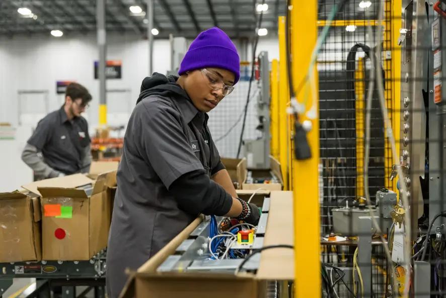 EOX assembly at the Byhalia manufacturing facility