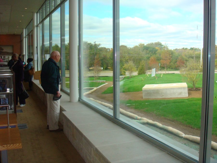 Prairie Creek Branch Library at its grand opening.