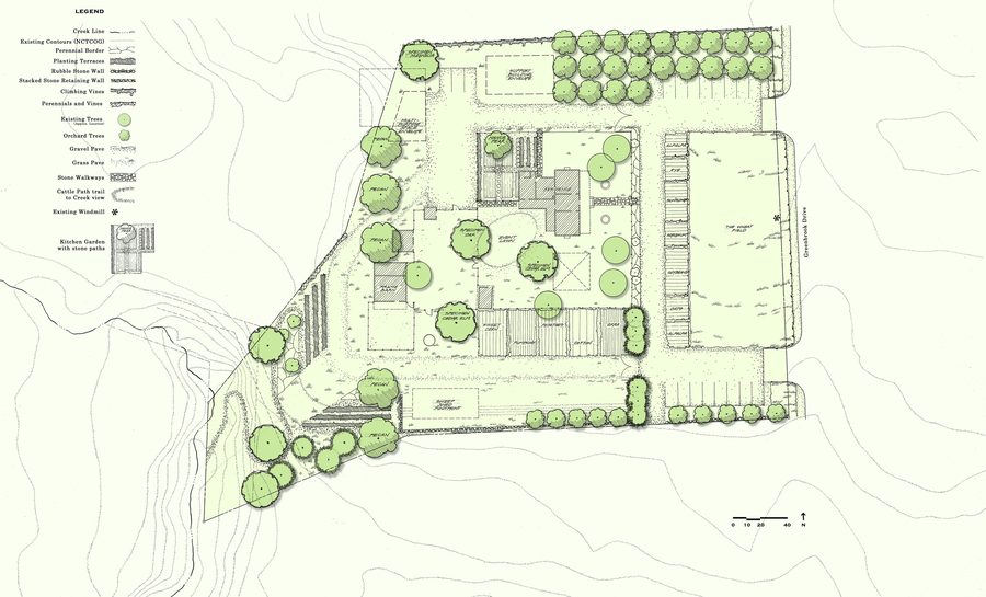 Illustrative master plan for Nance Farm in DeSoto, Texas.