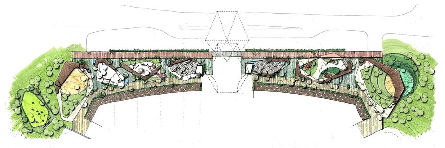 Full concept plan for the SM City Baguio Sky Garden.