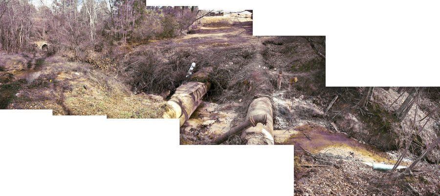 Existing utility systems at the Tyler Museum of Art site.